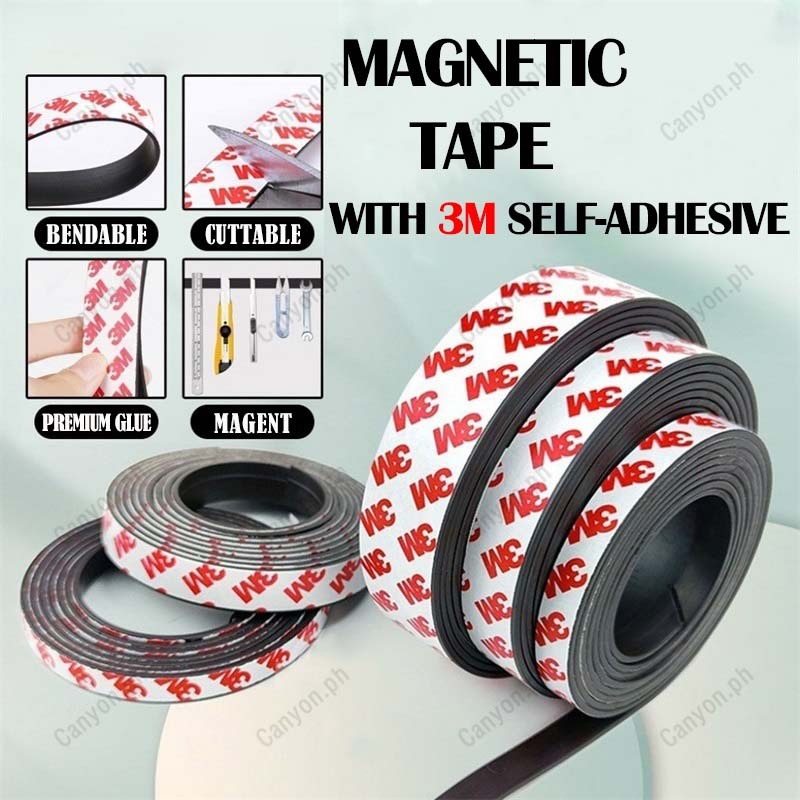 3M Adhesive Tape Double Sided Flexible Rubber Strip Ferrite Shopee