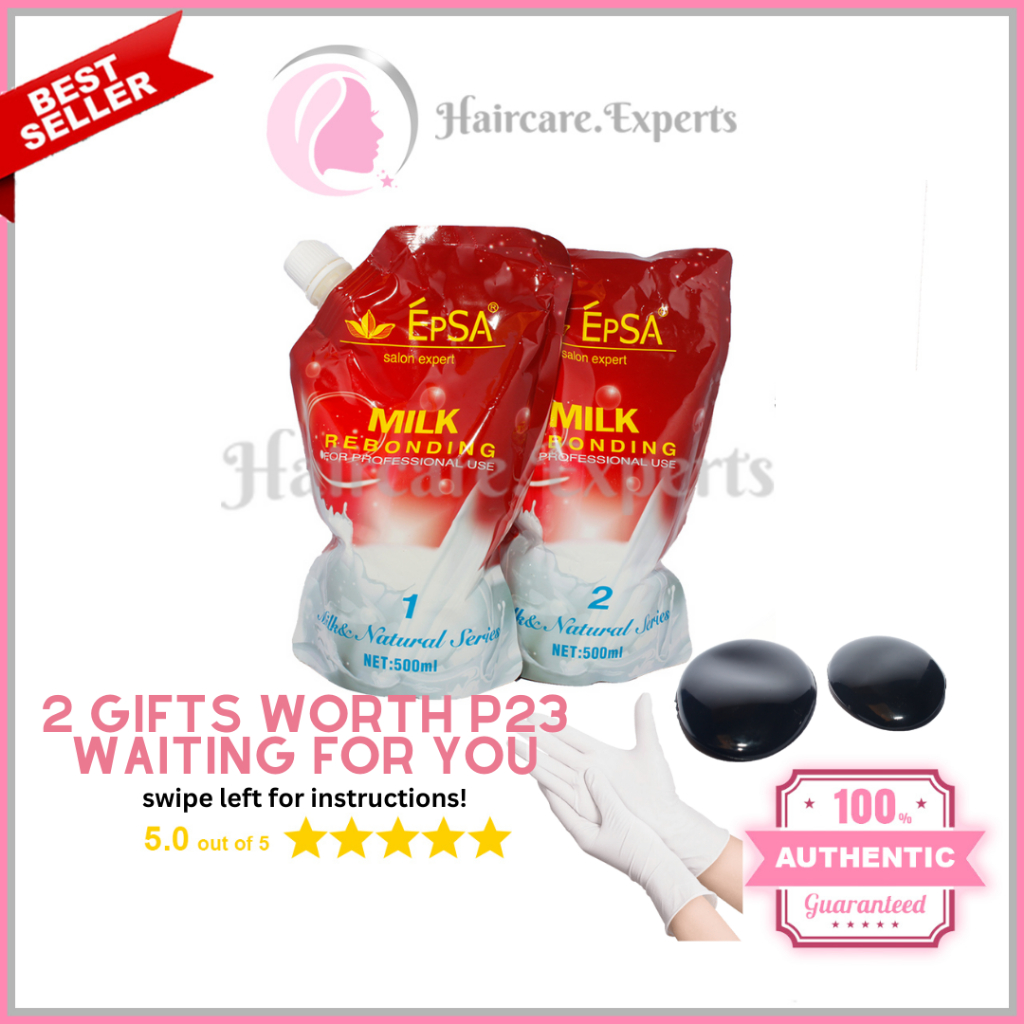Epsa Milk & Natural Rebonding Series Rebond Straightening Treatment Set