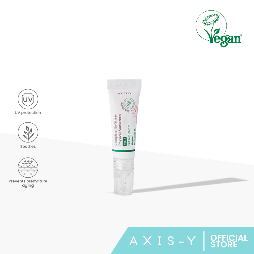 AXIS-Y Complete No-Stress Physical Sunscreen SPF50+ PA++++ 10ml (MINI ...