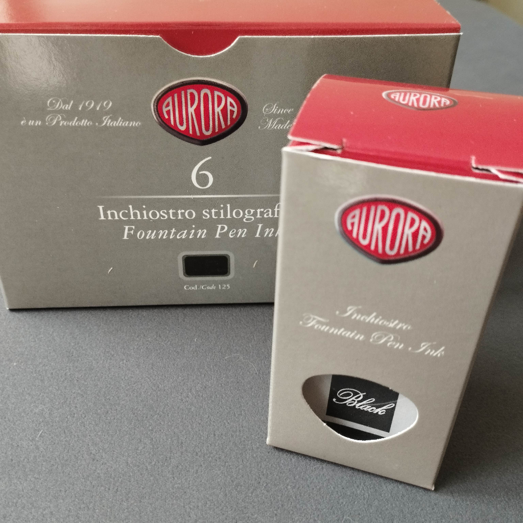 AURORA Black Fountain Pen Ink 45ml Shopee Philippines