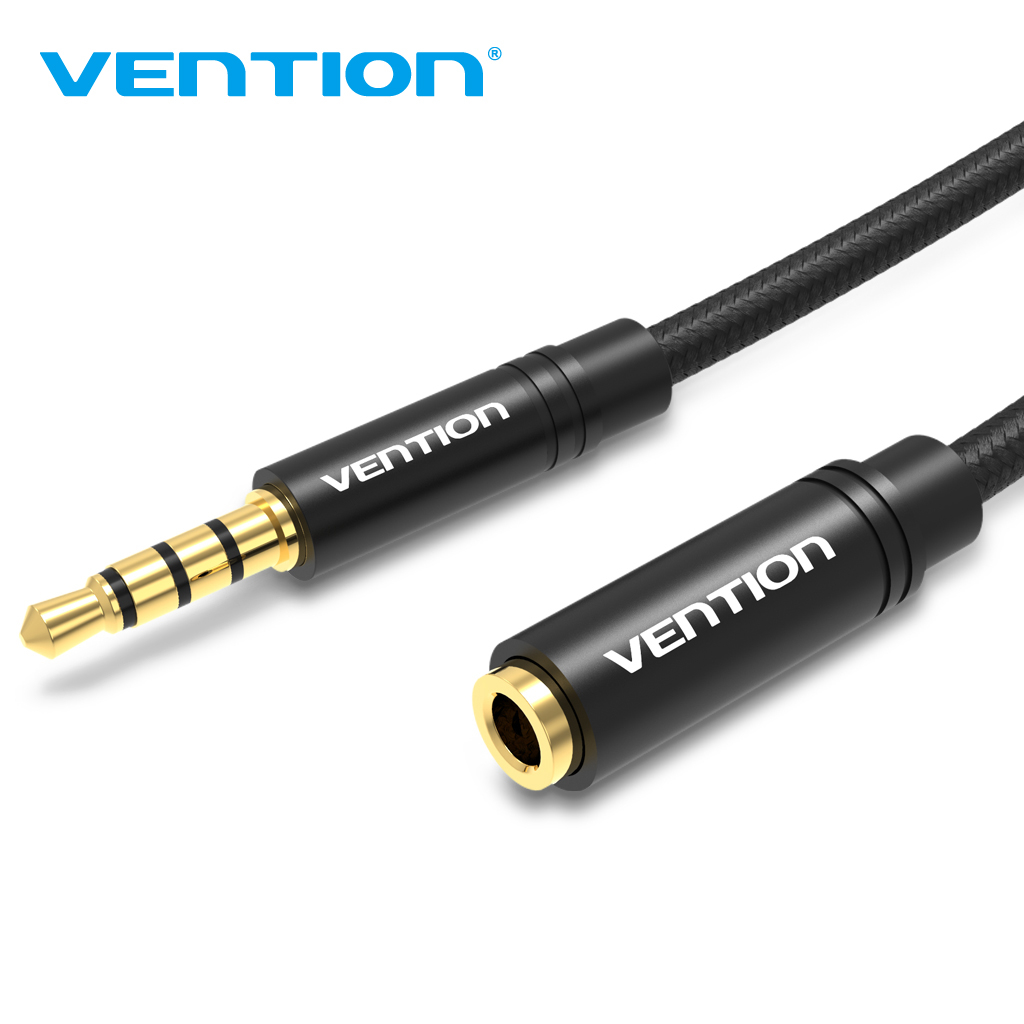 Vention Cotton Braided 3.5mm Audio Extension Cable - BHB | Shopee ...