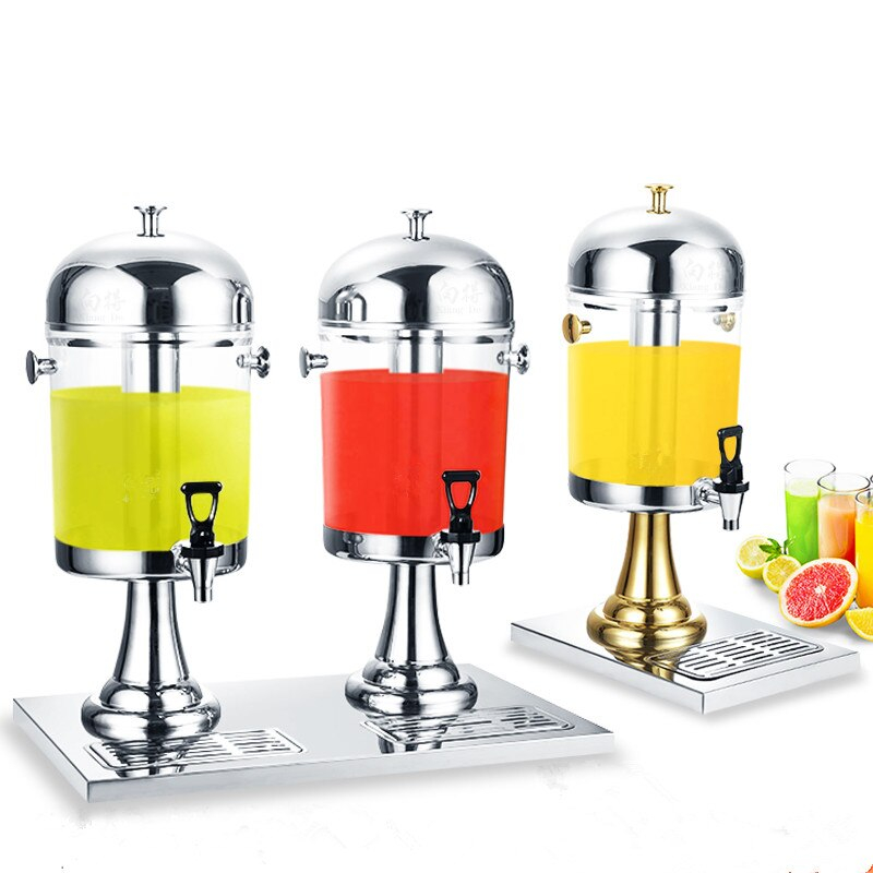 8L Stainless Steel Wine Dispenser with Stand Single Juice Dispenser