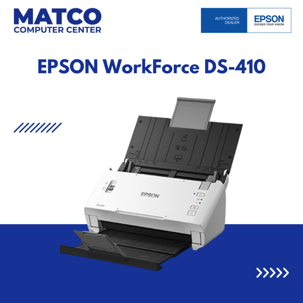 Epson Workforce Ds 410 Duplex Sheet Fed Document Scanner Shopee Philippines 2535