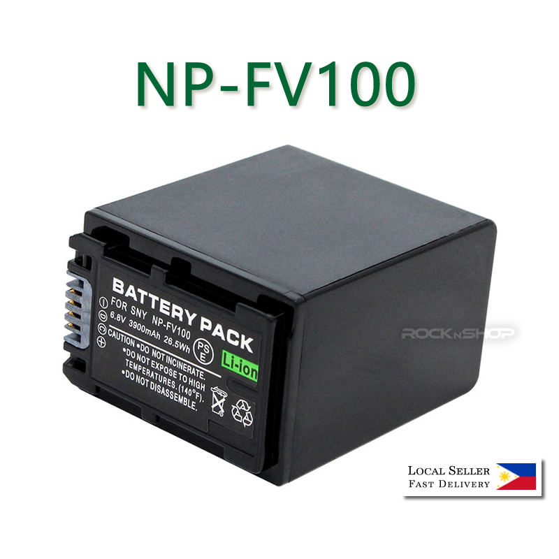 1bateria P/ Sony Np-fv100 Dcr-sr15 Dcr-sx21 hdr-cx110 hdr-pj10 | Cuotas al mismo precio que