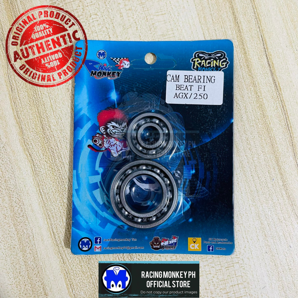 Cam Bearing Set (Beat Fi) Racing Monkey | Shopee Philippines