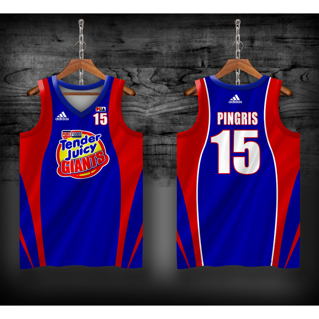 PBA RETRO JERSEY TENDER JUICY GIANTS PINGRIS 15 FULL SUBLIMATION