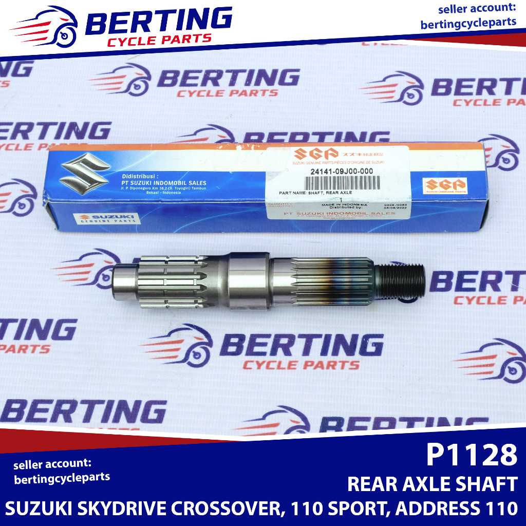 SGP SHAFT REAR AXLE Suzuki Skydrive Crossover Sport 110 Address 110 ...