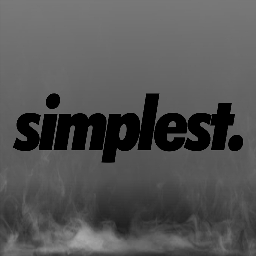 ORIGINAL SIMPLEST decal sticker cutout for car , motorcycle and more ...