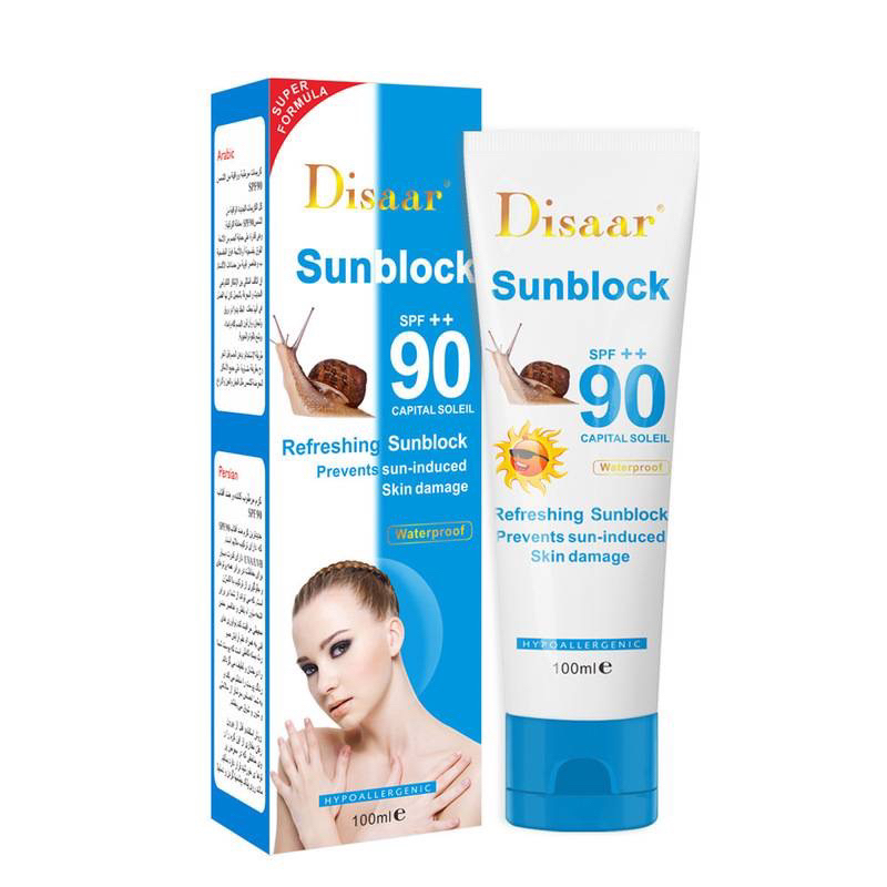 Disaar Snail Oil Control Sunblock Whitening Sunscreen Face Body Skin
