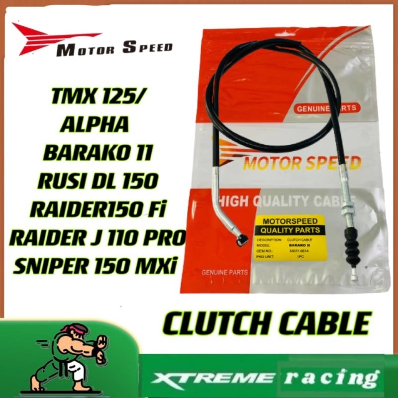 CLUTCH CABLE MOTOR SPEED FOR TMX125/ALPHA RUSI DL 150 SNIPER 150 MXi Y15 RAIDER J 110 PRO BARAKO