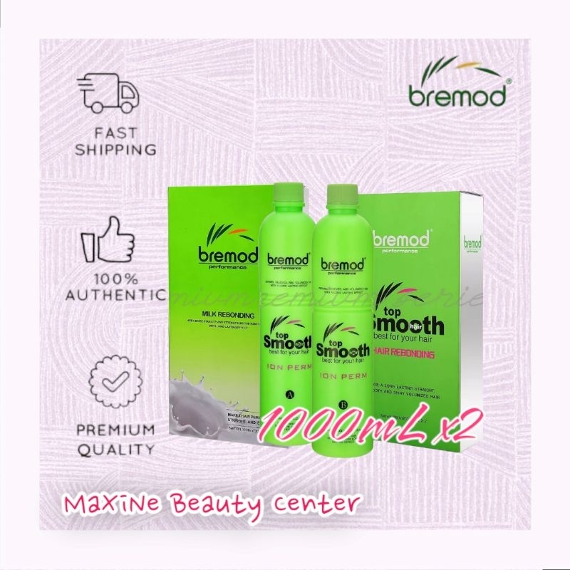 BREMOD top smooth hair rebonding set, 1000ml (milk rebonding classic