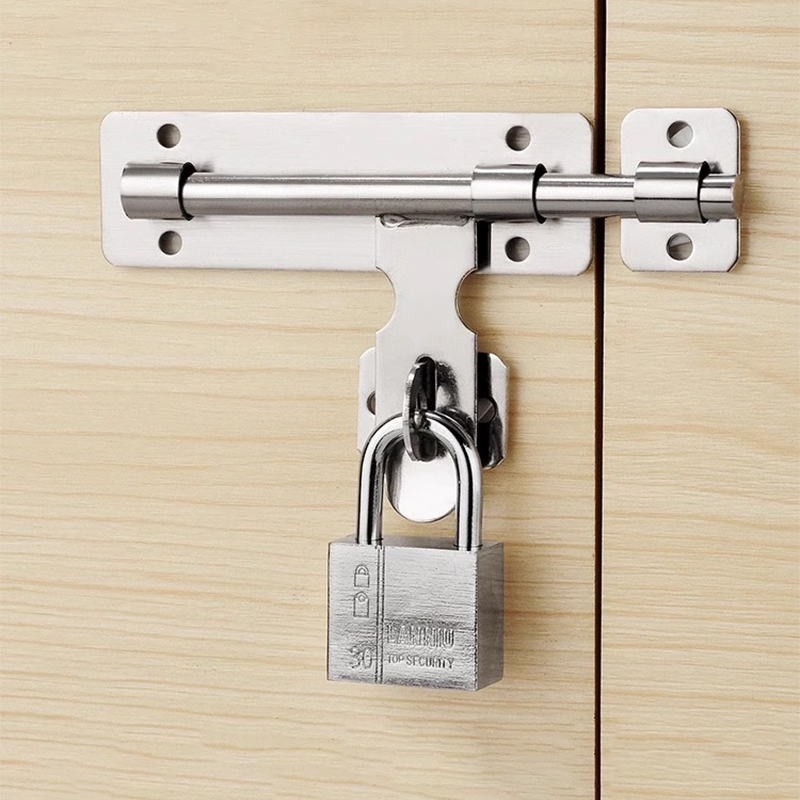 4"/6"/8" Stainless Steel Door Latch Sliding Lock Barrel Bolt Latch