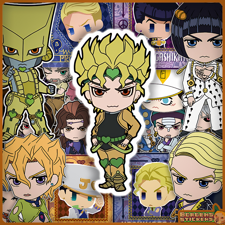 Jojo's Bizzare Adventure Chibi stickers - Vinyl Waterproof Sticker ...