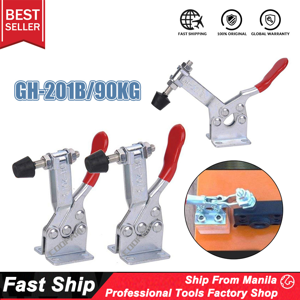 【Buy 1 Get 1 Free】GH-201B 90Kg/ 198Lbs Toggle Clamp Holding Capacity ...