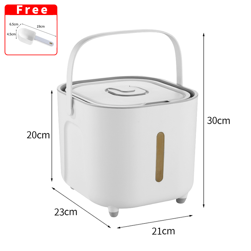 thumbnail image 2 of 22lb Rice And Grain Storage Container With Dispenser - Food Grade PP Sealed Kitchen Organizer 2 of 4