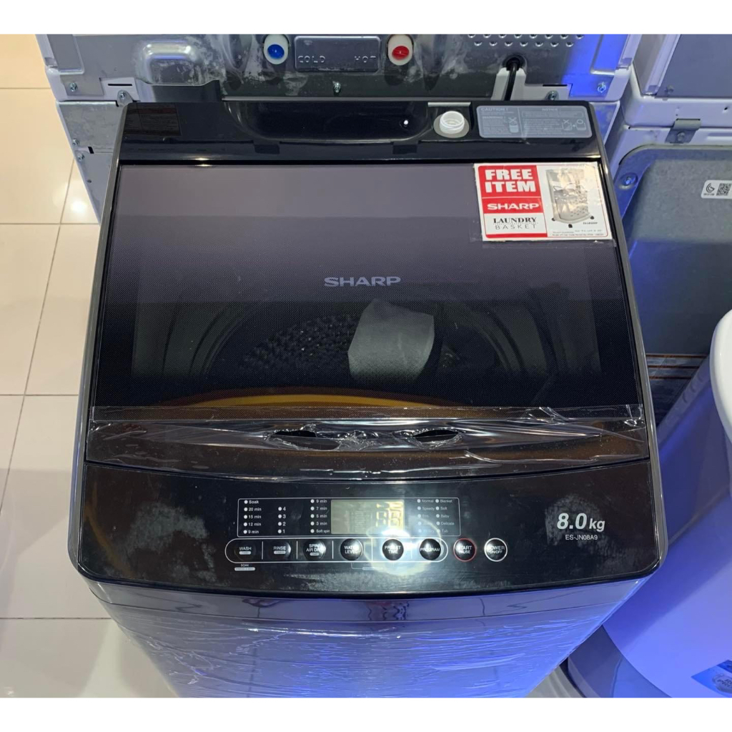 Brand new Sharp 8.0kg washing machine fully Automatic Shopee Philippines
