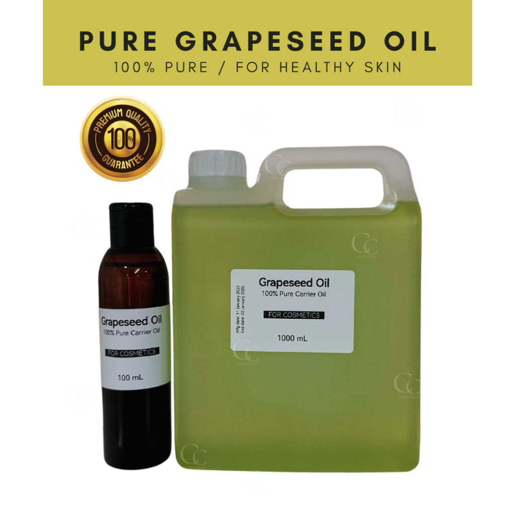 100 PURE GRAPESEED OIL (Coldpressed / Carrier Oil) Shopee Philippines