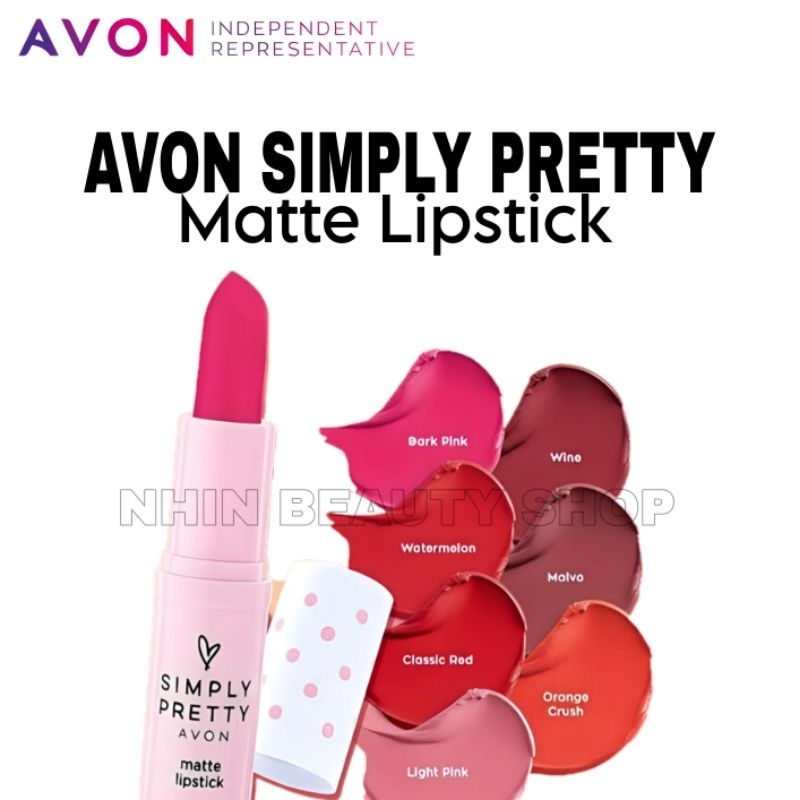 Avon Simply Pretty Matte Lipstick Shopee Philippines