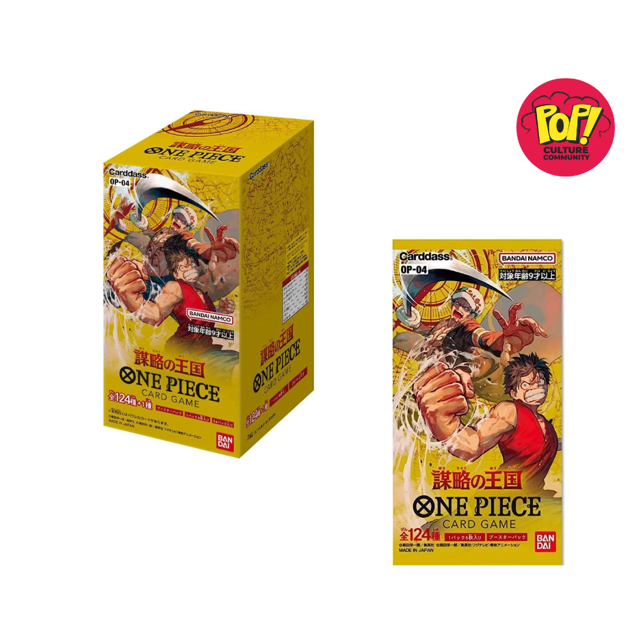 Booster One Piece Kingdoms of Intrigue Card Game OP04 Shopee