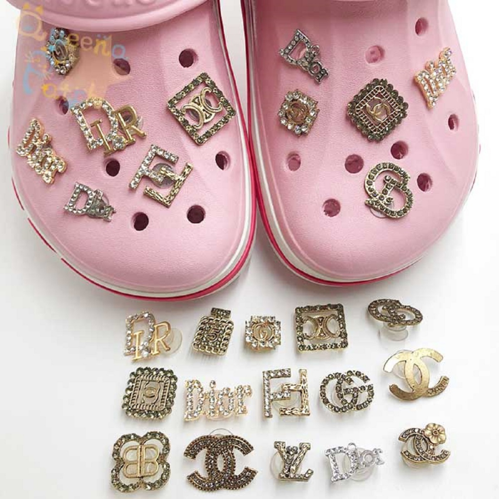 Crocs Jibbitz Charm Metal with Crystal Primary Color Tribal Shoe