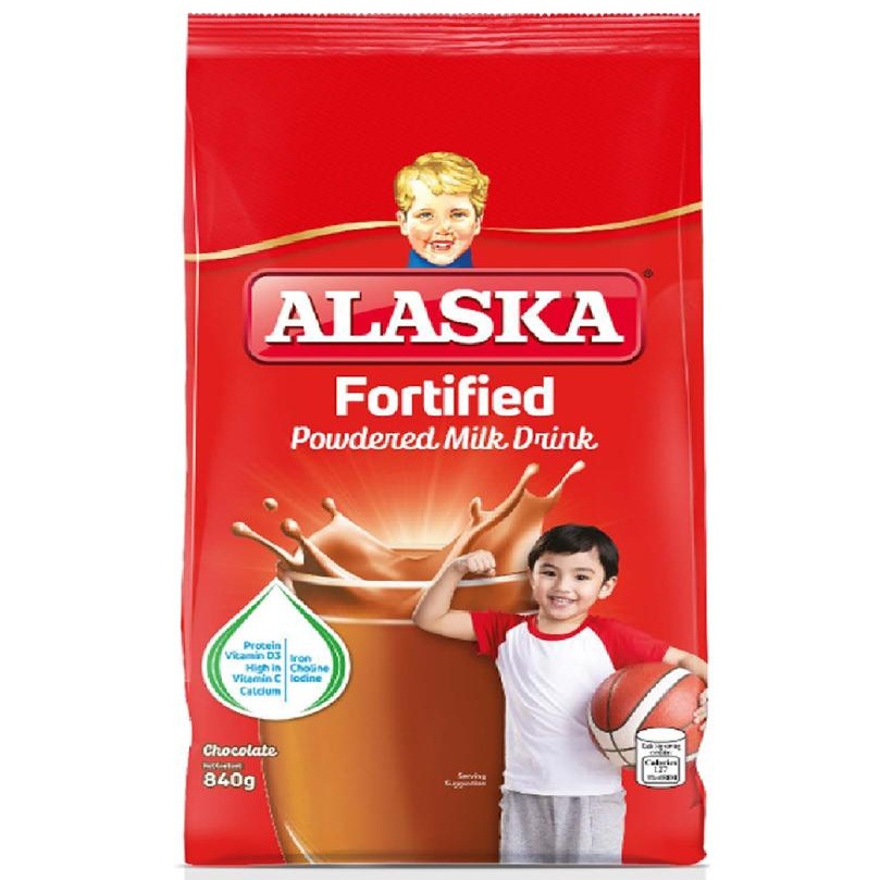 Alaska Fortified Powdered Milk Drink Choco 840g Shopee Philippines