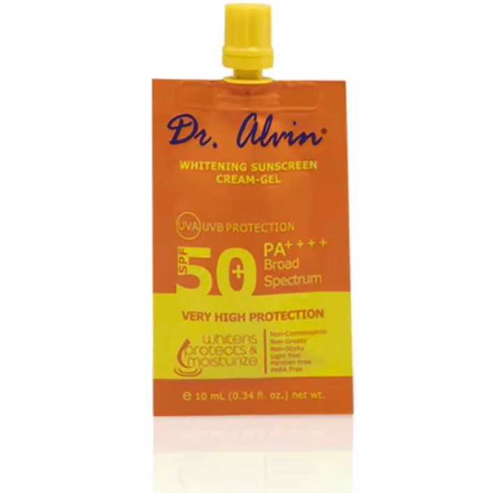 Dr. Alvin SMALL Whitening Sunscreen Gel Cream SPF 50+ PA++++ Broad ...