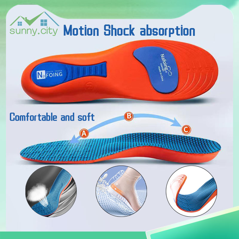 Orthotic Insole Running Elasticity Insole Flatfoot Running Insoles Men