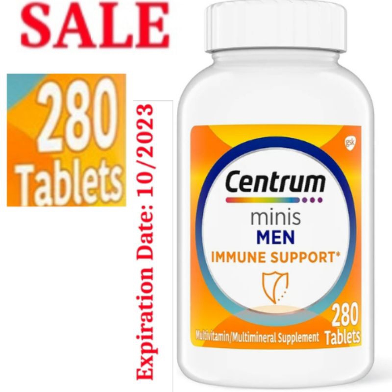 Centrum Minis Men's Multivitamin with Zinc ,140 Day Supply (Expiration