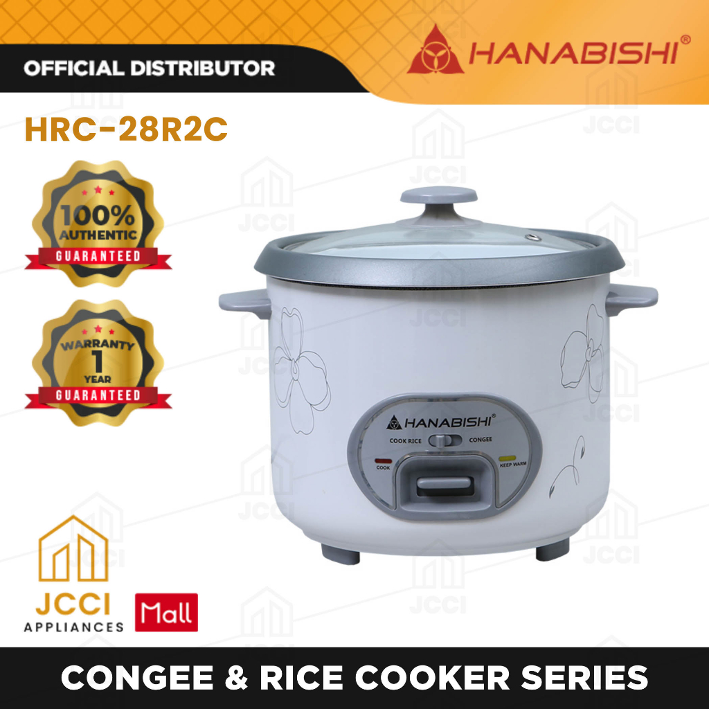 Hanabishi Congee to Rice Cooker Series 5 In 1 7 Cups Original with 1 ...