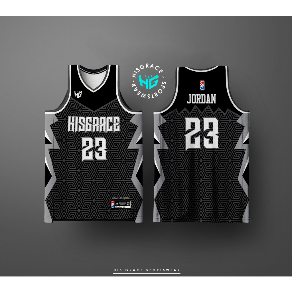 201 HG BASKETBALL CONCEPT BLACK FULL SUBLIMATION JERSEY | Shopee ...