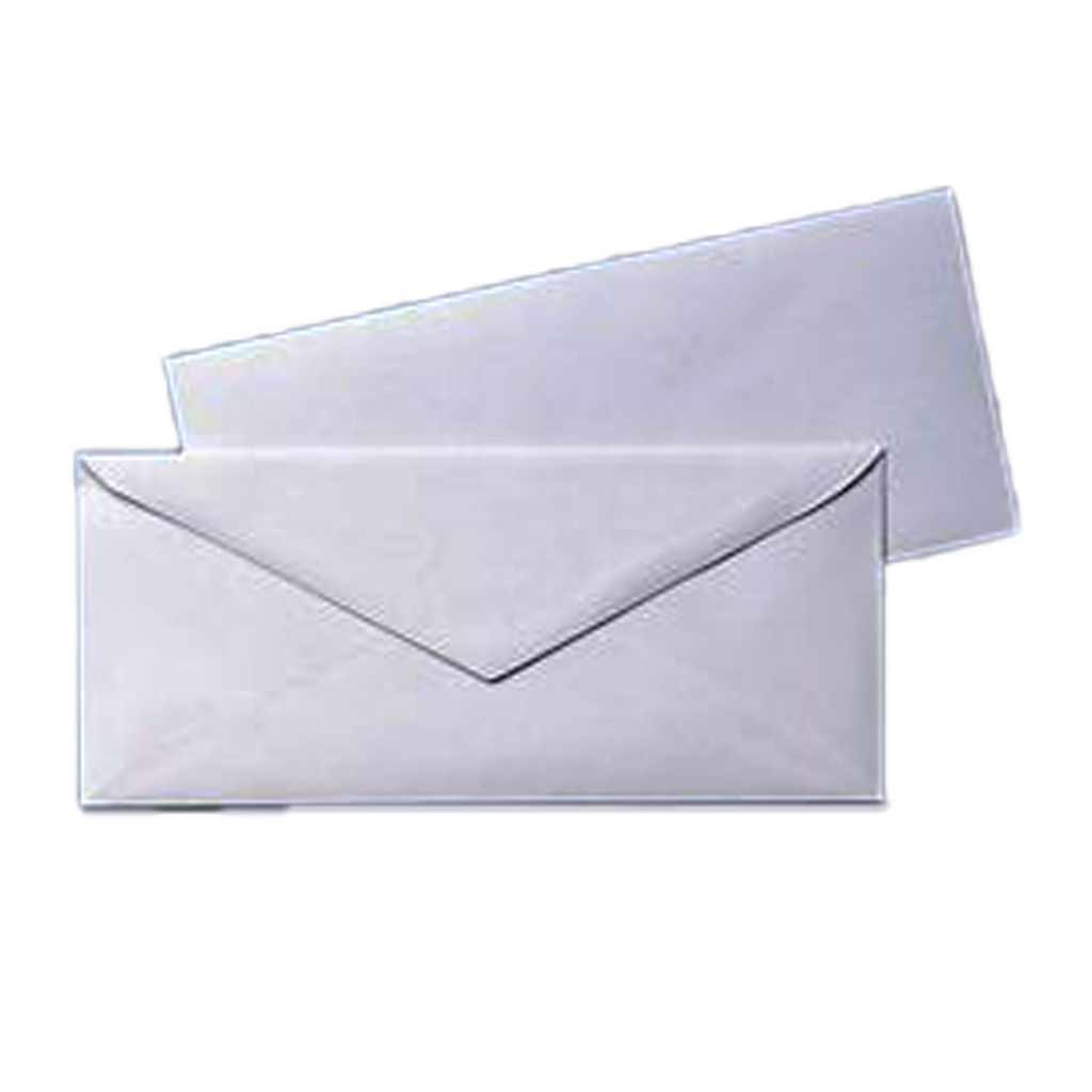 1pack/10pcs White Paper Letter Envelope Long (#10) / Short (6 3/4 ...