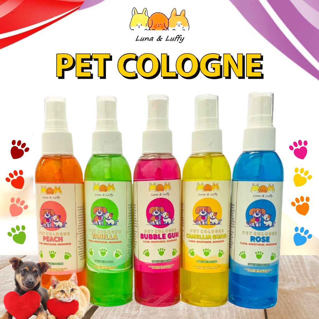 Pet Colognes with Moisturizer Spray Fur Babies Odor Eliminator for Cat