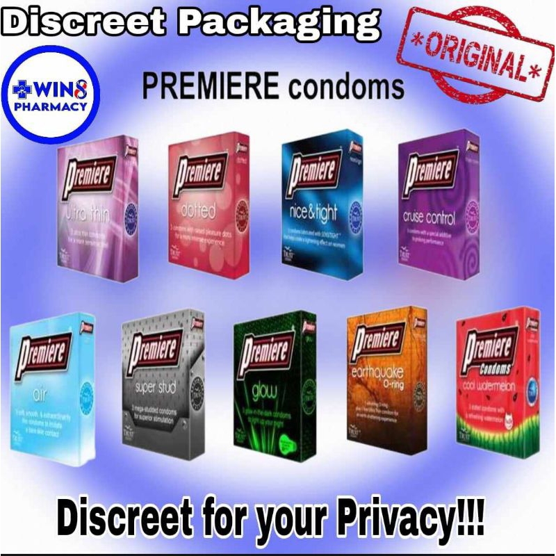 TRUST PREMIERE CONDOMS ALL VARIANTS (3PCS PER PACK) Shopee Philippines