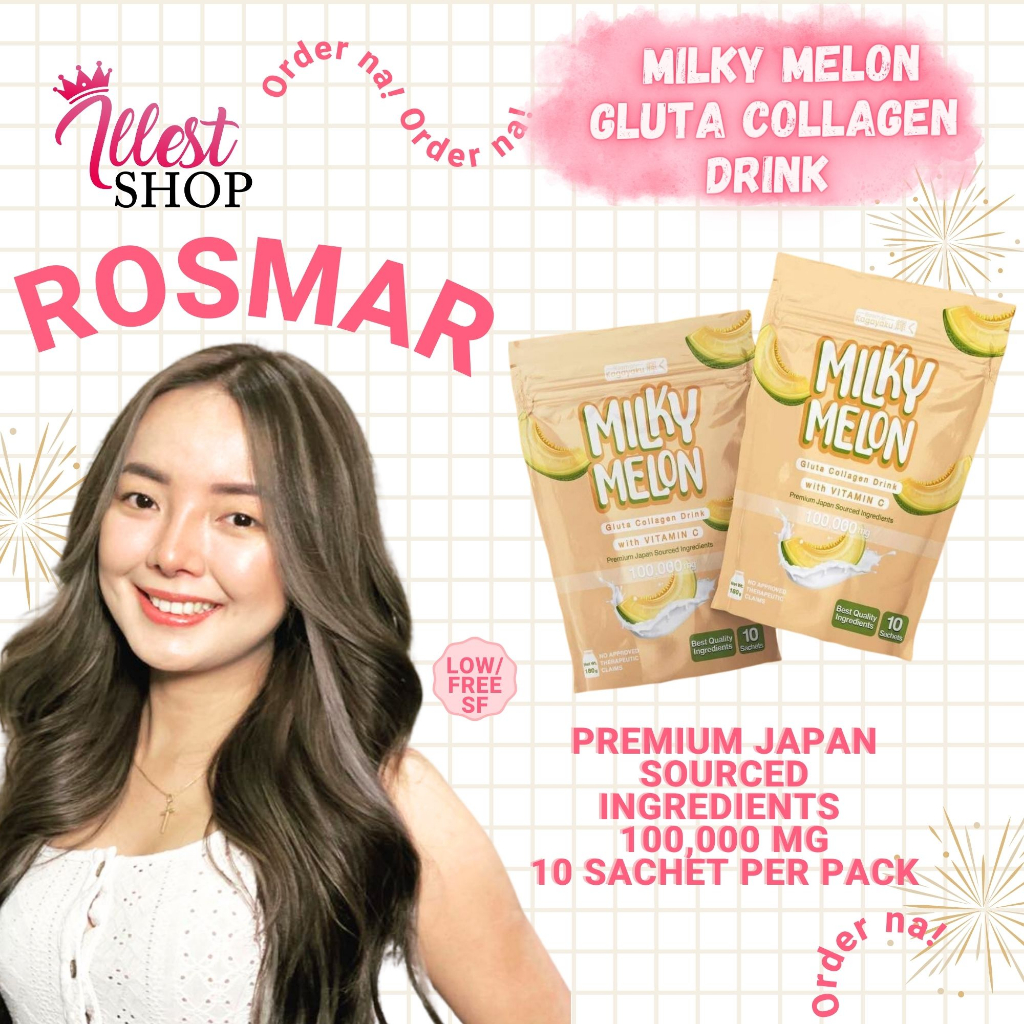 B1T1 Rosmar Milky Melon Powder Collagen Drink Shopee Philippines