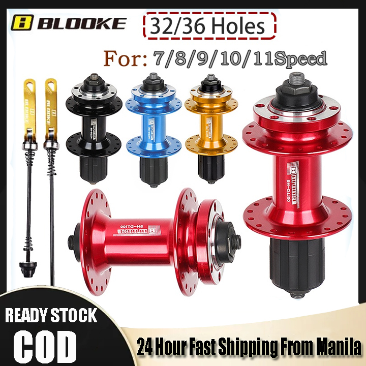 BLOOKE Hubs 32Holes 36 Holes Bike Disc Hub Sealed Bearing Aluminum