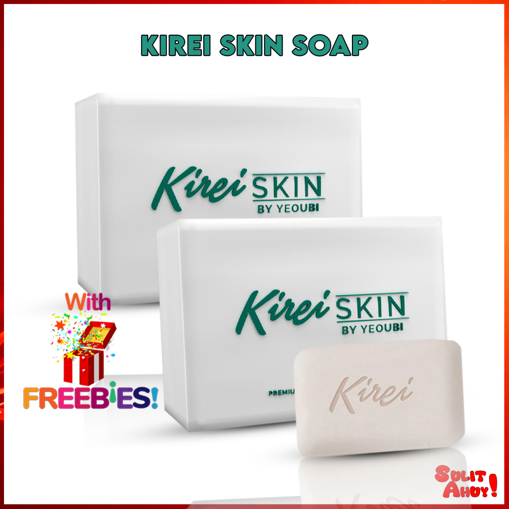 BUY 1 TAKE 1 (WITH FREEBIES) Kirei Skin Premium Whitening Soap for face and Body Wash (135g
