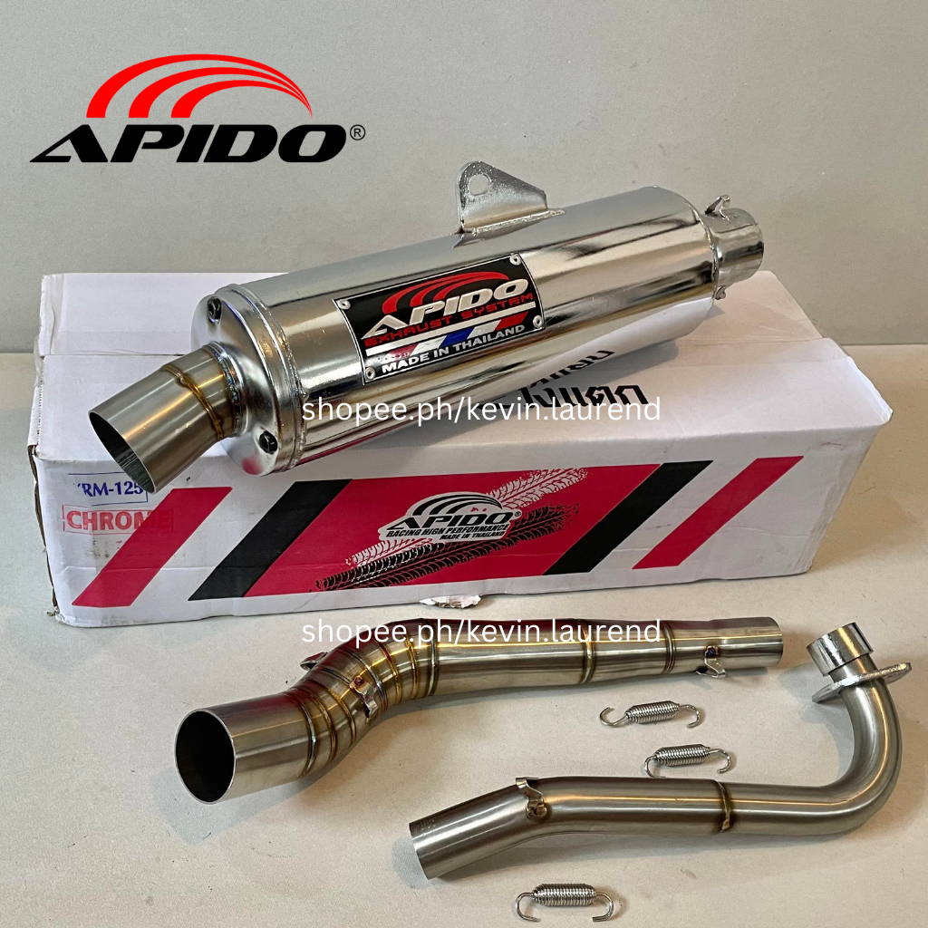 APIDO Pipe V3 for XRM 110 / XRM 125 / RS 125 (Carb & Fi) | Shopee ...