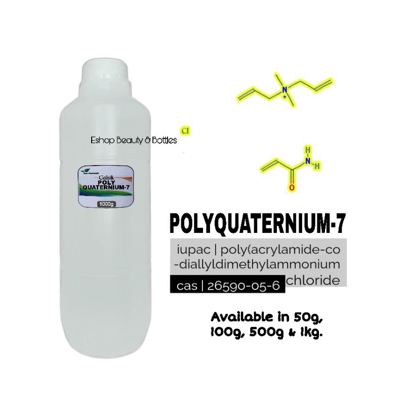 Polyquaternium-7 > aka Galsik > 500g & 1kg > also AVAILABLE in *smaller ...