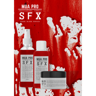 Fake Blood Realistic Stage Blood SFX thick pasty fake blood dark MUA Pro