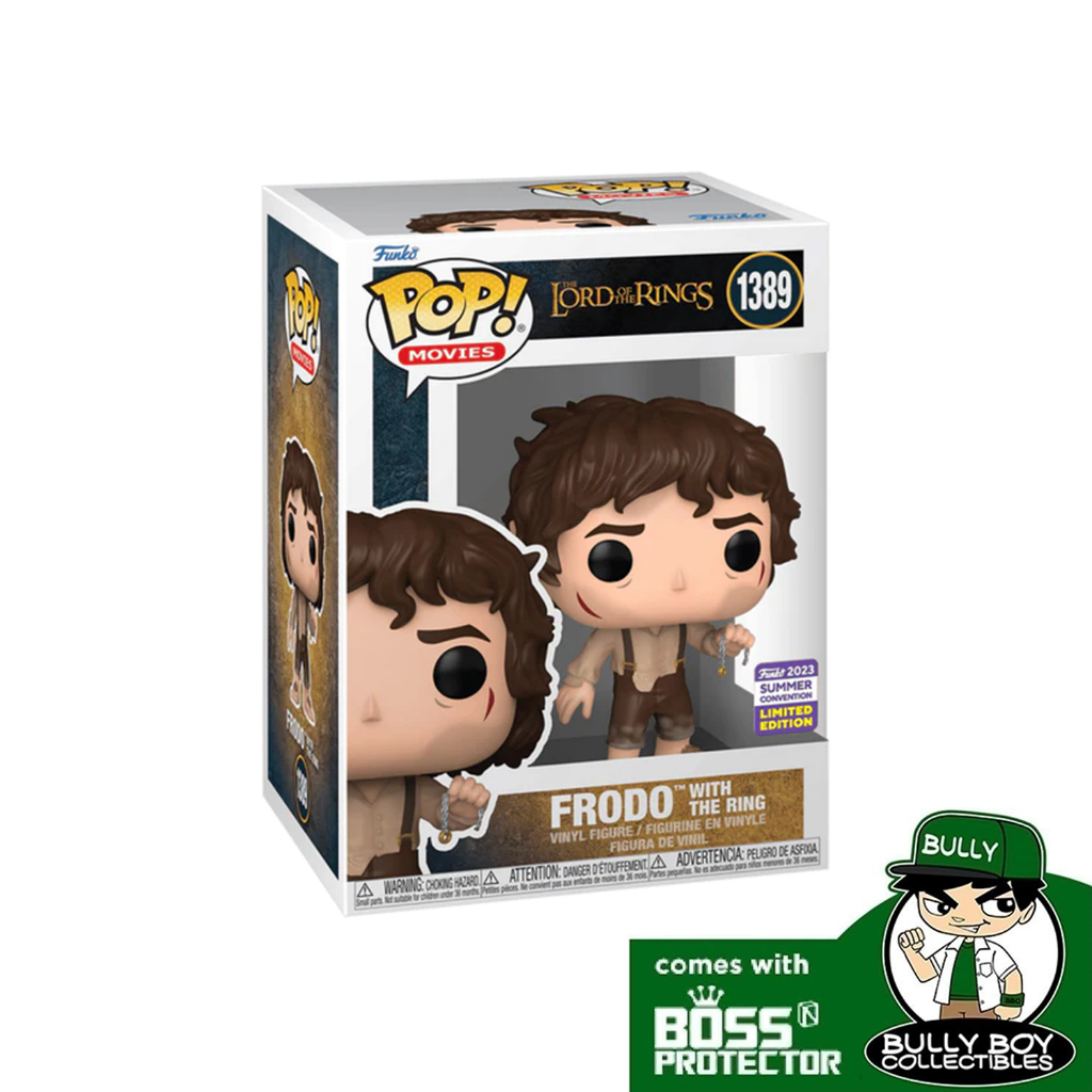 Funko Movies Lord Of The Rings Frodo With Ring Sce 1389 Boss Protector ...