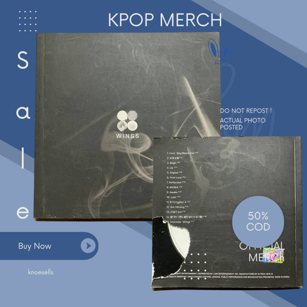 BTS WING UNSEALED ALBUM Shopee Philippines