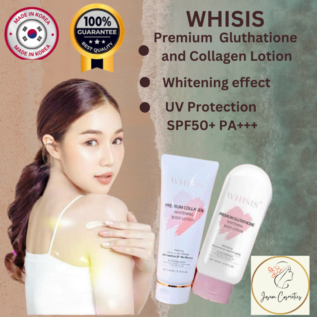 Whisis Premium Glutathione/Collagen Whitening Body Lotion Shopee Philippines