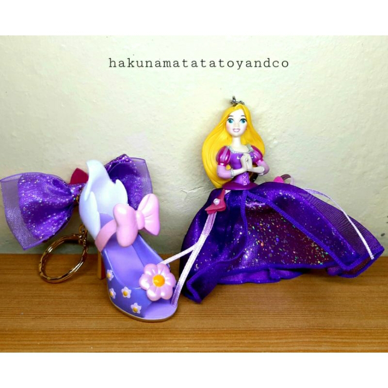 Tokyo Disney Resort Rapunzel Strap Keychain figure/Daisy duck shoe ...