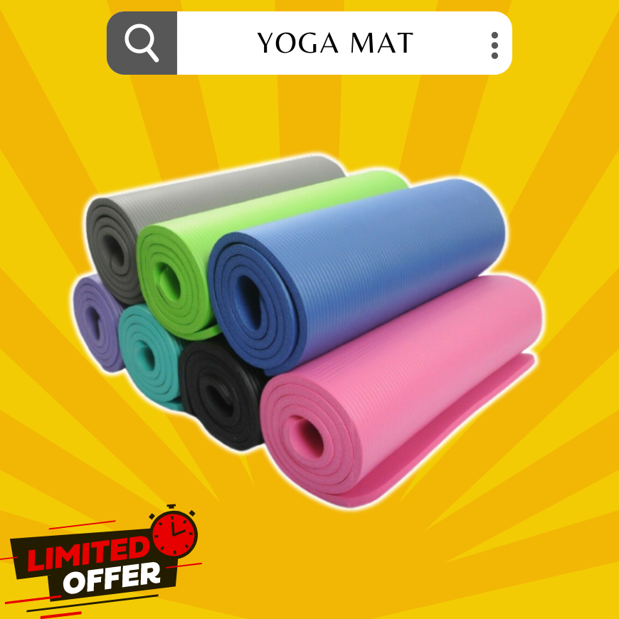 Eva Yoga Mat Non Slip Flooring Gym Mate Yoga Workout Sport