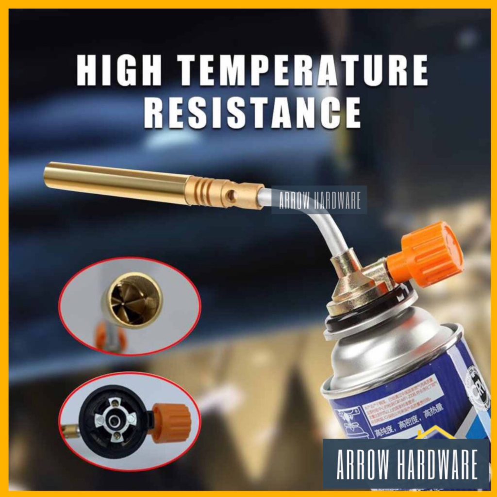 Gas Torch Butane Welding Gun Burner Kitchen Torch BBQ Camping Flame