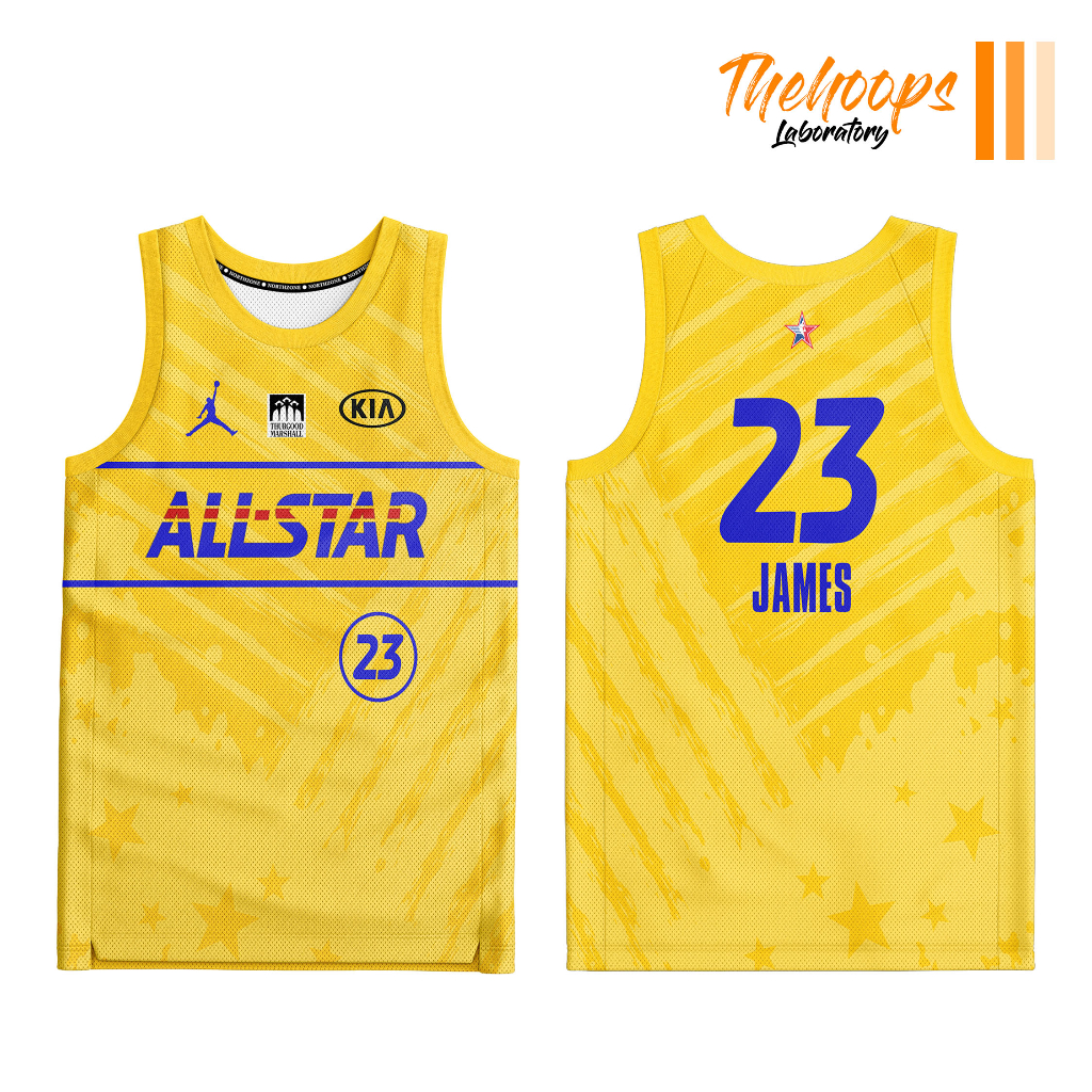 Yellow hot sale jersey nba