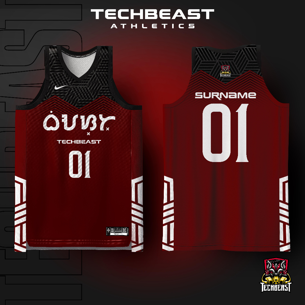 Baybayin Full Sublimation Basketball Jersey Techbeast ( CUSTOM NAME