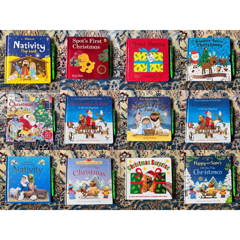 Christmas childrens books ( Interactive books, Boardbooks) | Shopee ...