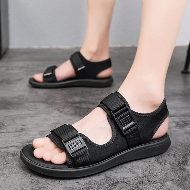 Unisex Sandals Men And Women Korean Style Slip On Sandals Breathable ...