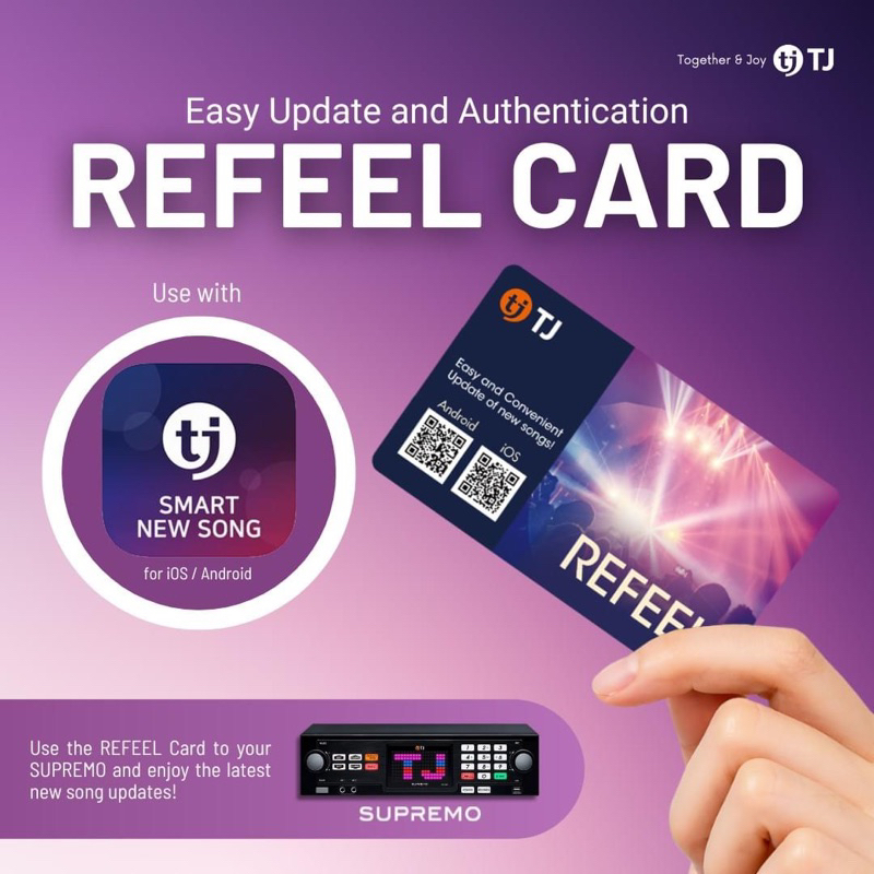 TJ Media Refeel Card for TKR306 Supremo Player Shopee Philippines